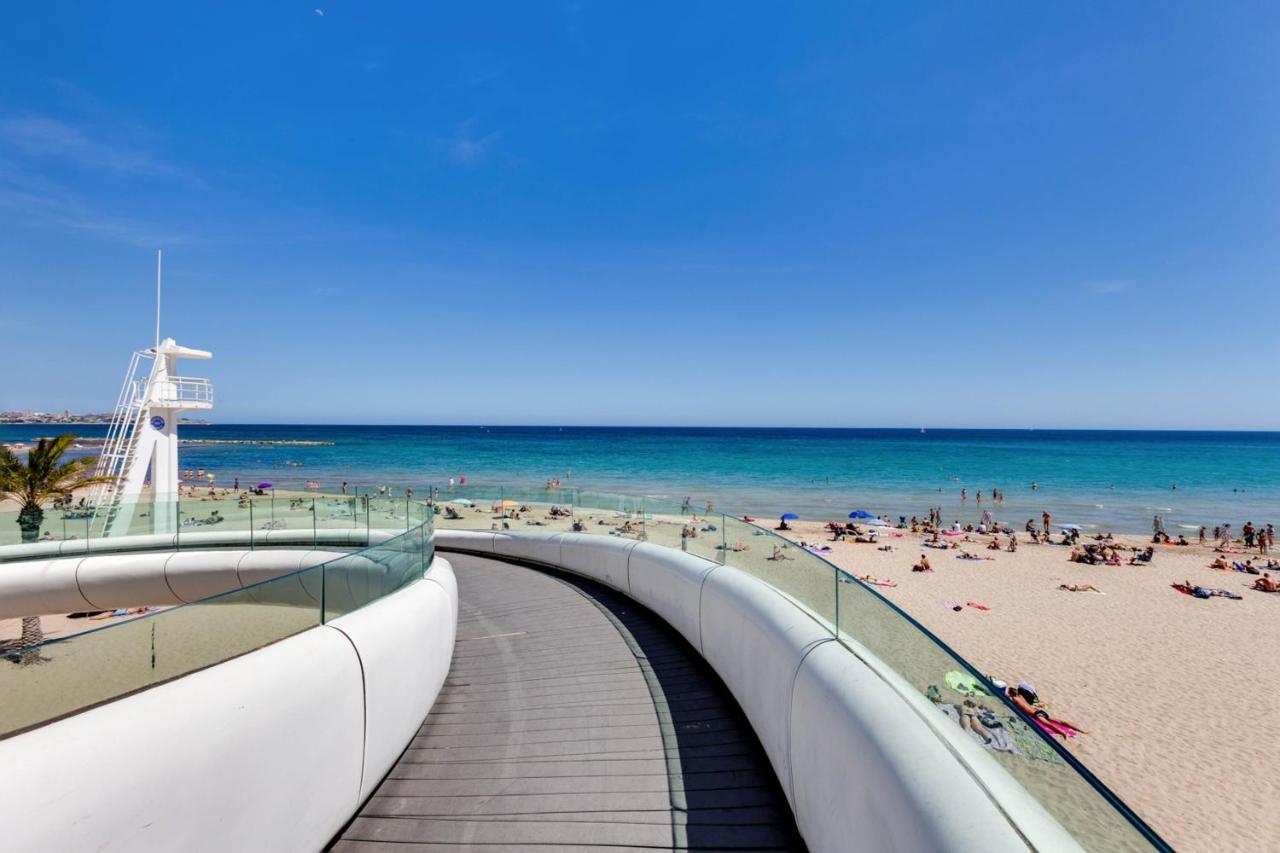 Hb Apartments - Apartamento Plaza Luceros Playa Alicante Loft Com Exterior foto